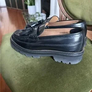 Grenson Shoes Grenson Bethany Tasseled Leather Loafers In